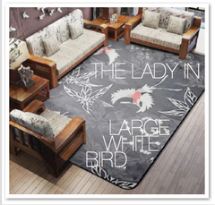THE LADY IN LARGE WHITE BIRD