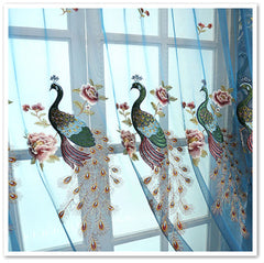 COVER MY WINDOW WITH PEACOCKS: TRANSLUCENT