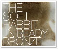 THE SOFT RABBIT IN READY BRONZE