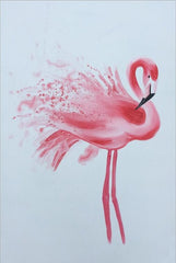 "LOOK AT PRETTY NEW PINK FEATHERS FLAMINGO"