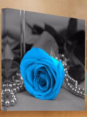"BLUE ROSES, A PEARL"