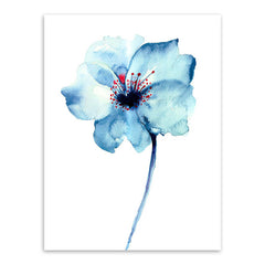 "BLUE FLOWER OPENS IN SPRING"