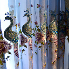 COVER MY WINDOW WITH PEACOCKS: RAW