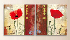 "KNOW YOUR THERE. RED POPPY FLOWER"