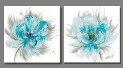 "TWO, TWO BLUE FLOWER"