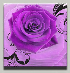 "PURPLE ROSES OUT OF WATER"