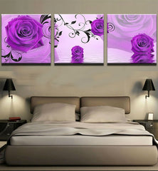"PURPLE ROSES OUT OF WATER"